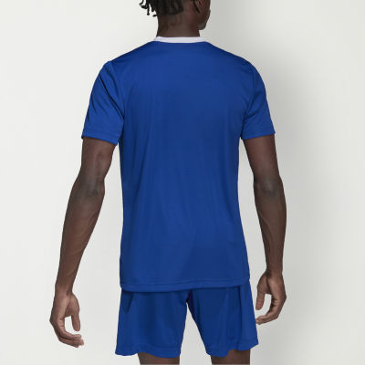 adidas Soccer Mens V Neck Short Sleeve Slim Jersey