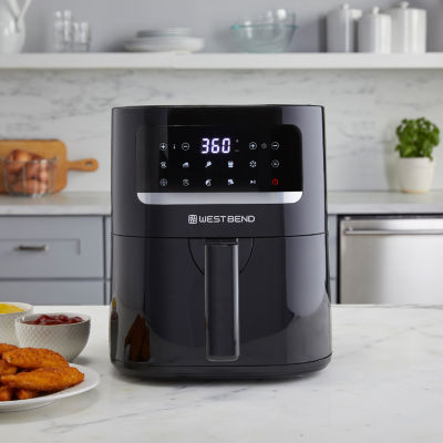 West Bend 5 Qt. Air Fryer with 10 Presets, in Black