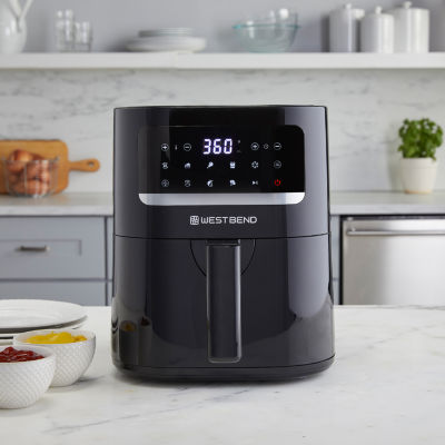 West Bend 5 Qt. Air Fryer with 10 Presets, in Black