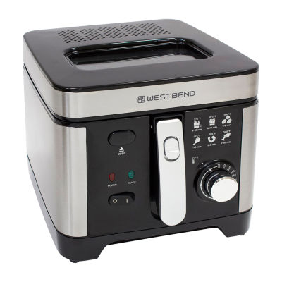 West Bend Deep Fryer, 3L Capacity, in Stainless Steel