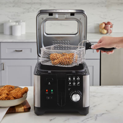 West Bend Deep Fryer, 3L Capacity, in Stainless Steel