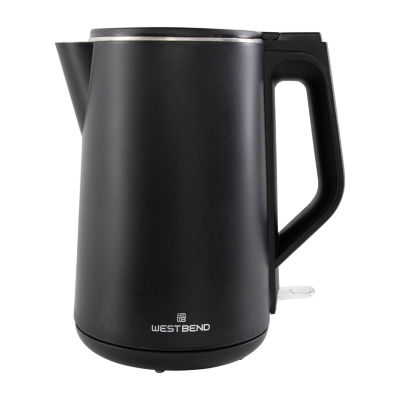 West Bend 1.5 Liter Electric Kettle, in Black