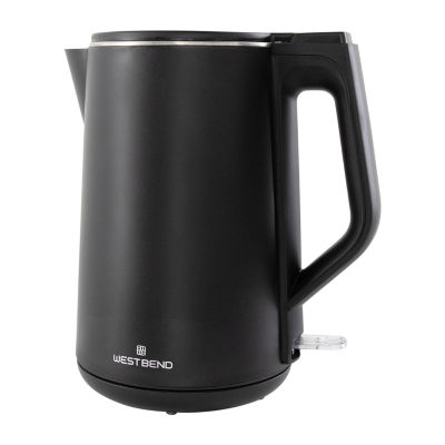 West Bend 1.5 Liter Electric Kettle, in Black