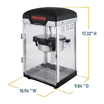 West Bend Theater Crazy 4 Qt. Popcorn Machine, in Black West Bend Theater Crazy 4 Qt. Popcorn Machine, in Black