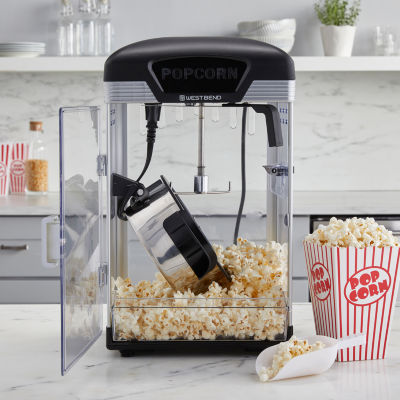 West Bend Theater Crazy 4 Qt. Popcorn Machine, in Black