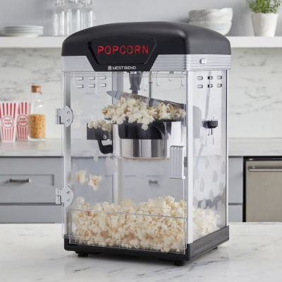 West Bend Theater Crazy 4 Qt. Popcorn Machine, in Black