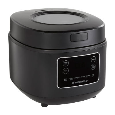 West Bend 12 Cup Multi-Function Rice Cooker, in Black