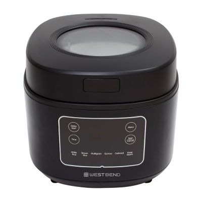 West Bend 12 Cup Multi-Function Rice Cooker, in Black