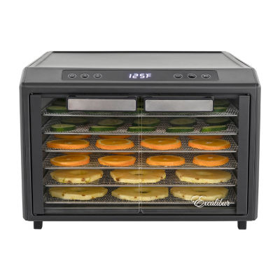 Excalibur 6 Tray Select Digital Dehydrator, in Stainless Steel