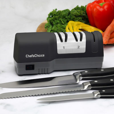 Chef'sChoice Diamond Hone Hybrid Knife Sharpener, 3-Stage, in Black