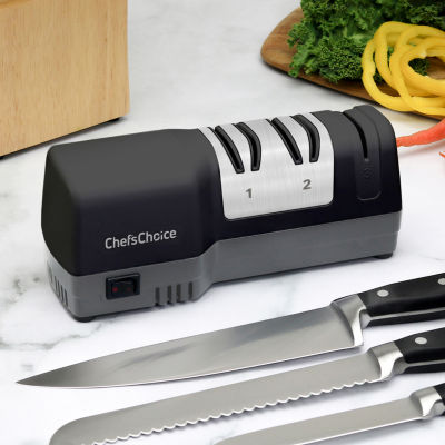 Chef'sChoice Diamond Hone Hybrid Knife Sharpener, 3-Stage, in Black