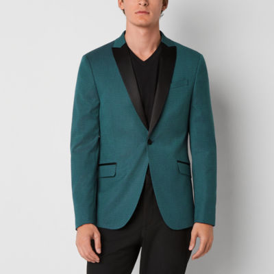 J. Ferrar Mens Diamond Slim Fit Tuxedo Jackets