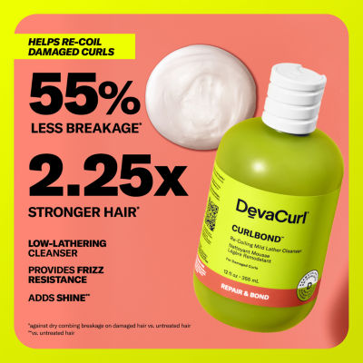 DevaCurl Curlbond Cleanser Shampoo - 12 oz.