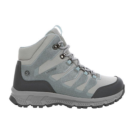 Northside Womens Hargrove Mid Waterproof Flat Heel Hiking Boots, 11 Medium, Gray