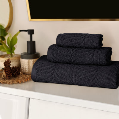 SUPERIOR® Chevron Collection | 100% Cotton 3-pc. Quick Dry Chevron Bath Towel Set