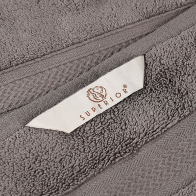 SUPERIOR® Chevron Collection | 100% Cotton 8-pc. Quick Dry Solid Bath Towel Set