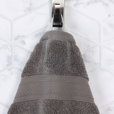 SUPERIOR® Chevron Collection | 100% Cotton 8-pc. Quick Dry Solid Bath Towel Set