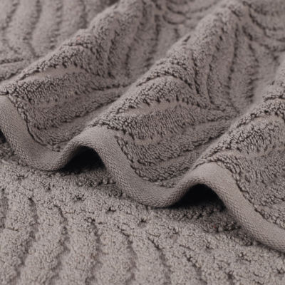 SUPERIOR® Chevron Collection | 100% Cotton 8-pc. Quick Dry Solid Bath Towel Set