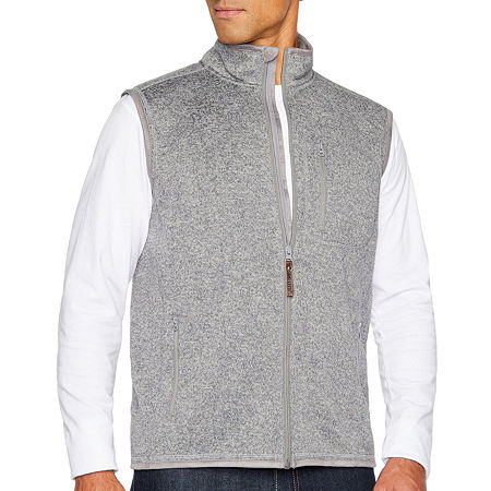 Smiths Workwear Mens Fleece Vest, X-large, Gray