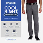 Haggar® Mens Cool Right Performance Flex Straight Fit Flat Front Pant