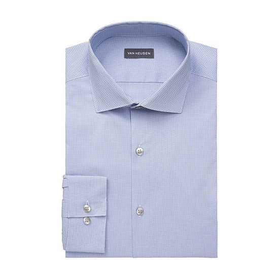 Van Heusen Mens Spread Collar Long Sleeve Dress Shirt