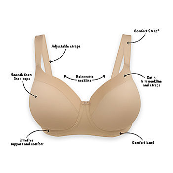 Playtex Secrets® Shapes & Supports Full Coverage Wireless Balconette Bra  Us4824 - JCPenney