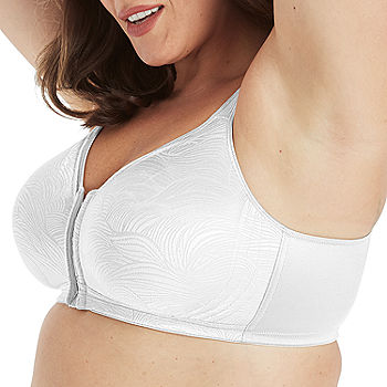 Playtex Bra 18 Hour Style E525 Posture Boost Front Close White Wirefree 36c  for sale online