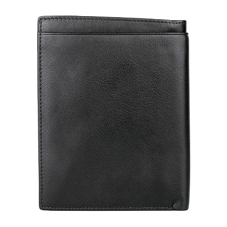 J. Buxton Mens RFID Blocking Traveler Wallet, One Size, Black