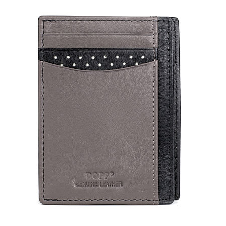 J. Buxton Mens RFID Blocking Front Pocket Wallet, One Size, Black