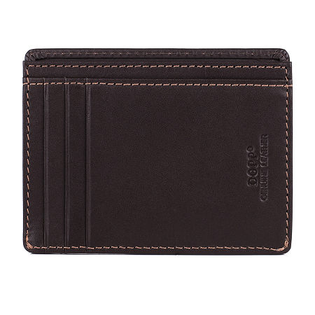 J. Buxton Mens RFID Blocking Front Pocket Wallet, One Size, Brown