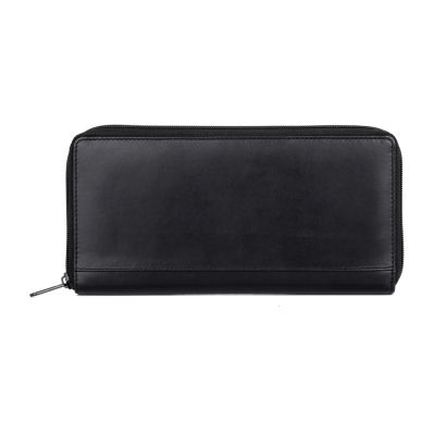 J. Buxton Dopp Zipper Passport Organizer Wallet, Color Black JCPenney