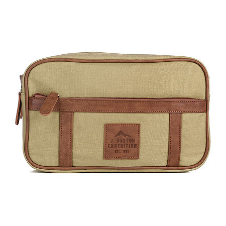 J. Buxton Toiletry Bag, One Size, Beige