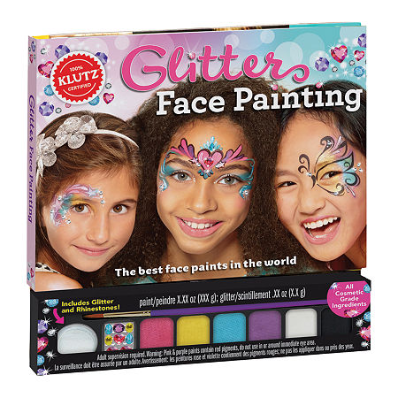 Klutz Glitter Face Painting Board Game, One Size, Multi