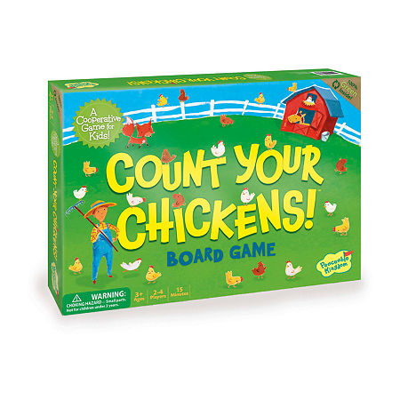 Peaceable Kingdom Count Your Chickens Cooperative Board Game Board Game, One Size, Green