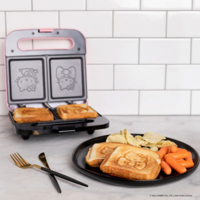 Uncanny Brands Hello Kitty® Red Grilled Cheese Maker- Panini Press and Compact Indoor Grill