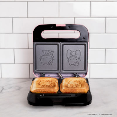 Uncanny Brands Hello Kitty® Red Grilled Cheese Maker- Panini Press and Compact Indoor Grill