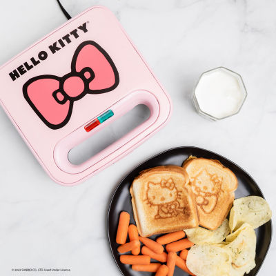 Uncanny Brands Hello Kitty® Red Grilled Cheese Maker- Panini Press and Compact Indoor Grill