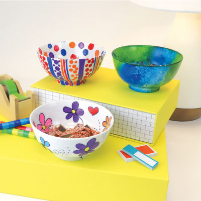 MindWare Paint Your Own Porcelain Bowls