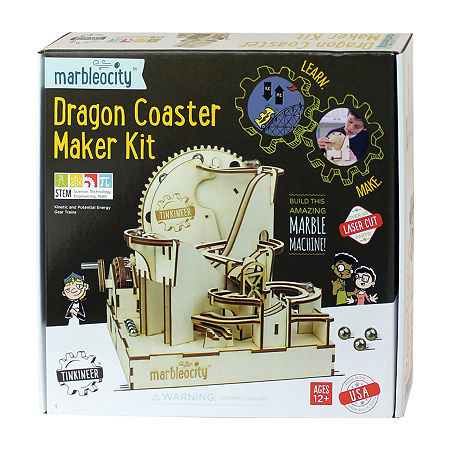 Play Monster Marbleocity - Dragon Coaster Maker Kit Table Game In Multi