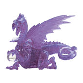 3D Crystal Puzzle - Dragon (Red): 56 Pcs