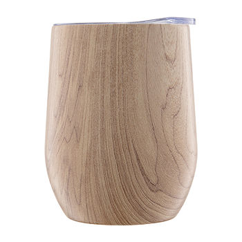 Cambridge 12oz Wood Decal Wine Tumbler, Color: Natural - JCPenney