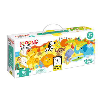Looong Puzzle - Safari: 40 Pcs Puzzle