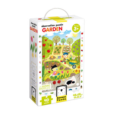 Observation Puzzle - Garden: 40 Pcs Puzzle