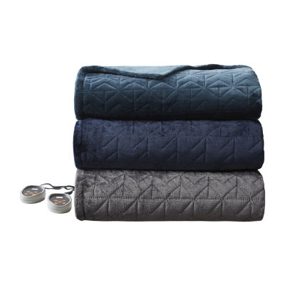 Beautyrest Quilted Plush Heated Blanket JCPenney