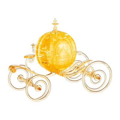 Bepuzzled 3d Crystal Disney Cinderellas Carriage Gold 71 Pcs Cinderella 71-pc. Puzzle