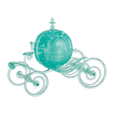 Bepuzzled 3d Crystal Disney Cinderellas Carriage Aqua  71 Pcs Cinderella Princess 71-pc. Puzzle