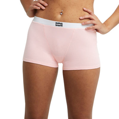 Hanes Originals Women's Mid-Thigh Boxer Brief Underwear