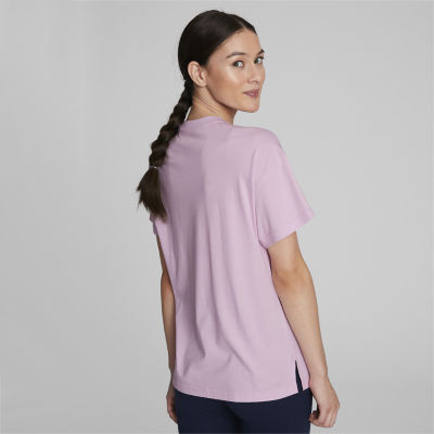 PUMA Womens Crew Neck Short Sleeve T-Shirt