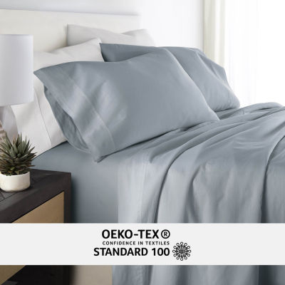 Casual Comfort Solid Cotton 300tc Sheet Set