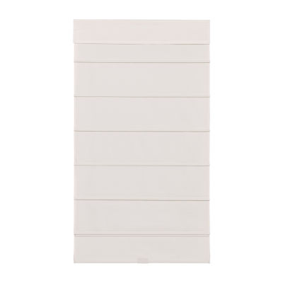 Home Basics Classic Cotton Canvas Custom Cordless Blackout Roman Shade